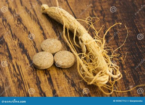 Korean Ginseng Stock Photo Image Of Asian Remedy Plant