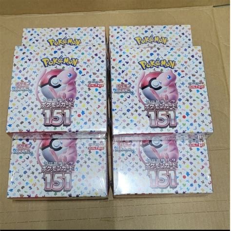 ポケモンカード151シュリンク付き新品未開封品6boxセットの通販 By Skunks Shop｜ラクマ