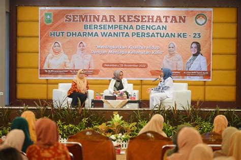 Media Center Sempena HUT Ke 23 Dharma Wanita Provinsi Riau Gelar