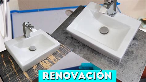 Aprende a renovar Cubierta de lavamanos con RESINA EPÓXICA YouTube