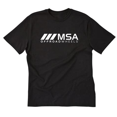 MSA Logo T-Shirt - Black — Wheel Merch