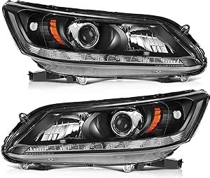 Amazon Headlight Assembly Fit For 2013 2015 Honda Accord Halogen