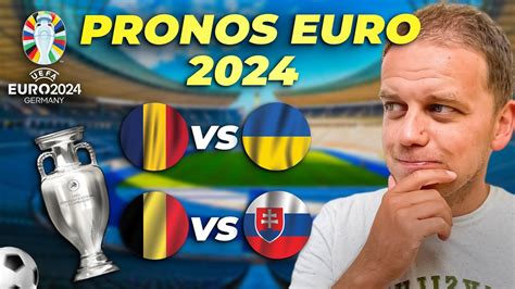 PRONOSTICS EURO 2024 GROUPE E ROUMANIE UKRAINE BELGIQUE