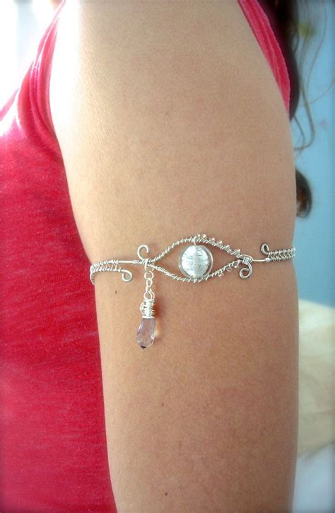 Upper Arm Bracelet Armlet Goddess Jewelry By Jhammerberg Arm Bracelets Upper Arm Bracelets