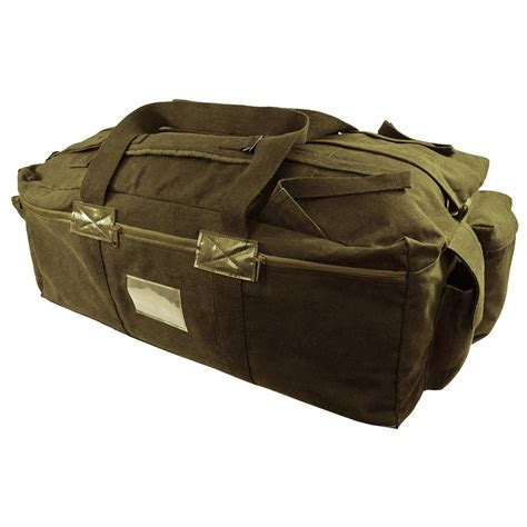 Military Style Canvas Duffel Bag IUCN Water