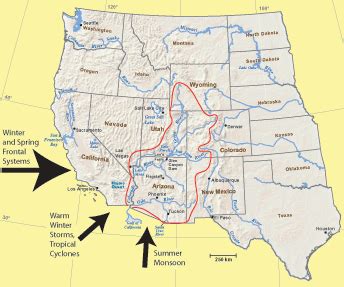 Climate of the Colorado River - River Biome