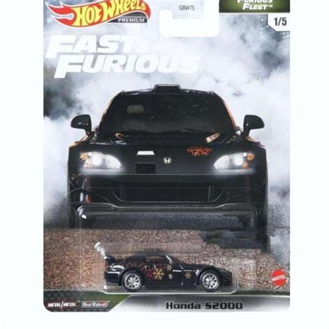 Hot Wheels Premium Honda S2000 Fast Furious Fleet Rubber Tires Shopee Singapore