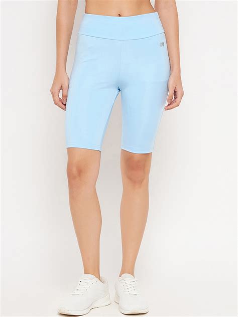 Buy Clovia Women Blue Slim Fit Training Or Gym Sports Shorts Shorts For Women 19541626 Myntra