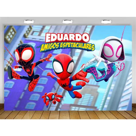 Painel Spidey E Seus Amigos Espetaculares Decora O Super Her Is Os