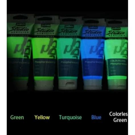 Jual Pebeo Acrylic Paint Glow In The Dark Phosphorescent Gel Ml