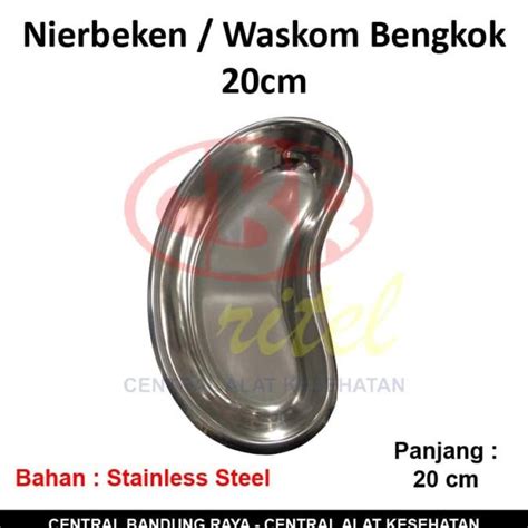 Jual Nierbeken Waskom Bengkok Stainless Steel Cm Shopee Indonesia