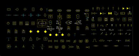 Simbologia Electrica Basica En AutoCAD CAD 44 65 KB Bibliocad