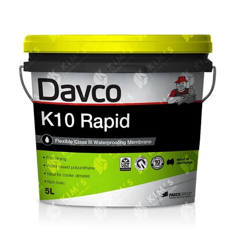 SIKA DAVCO K10 Rapid 5L Kims Tiling Supplies