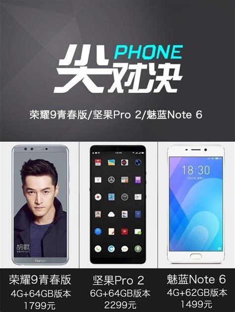 榮耀9青春版堅果pro2魅藍note6大樂斗 每日頭條