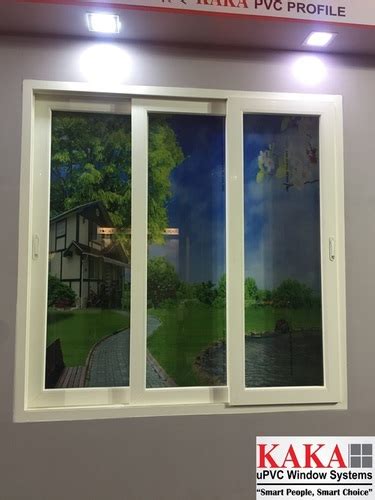 Upvc Three Track Sliding Windows At Best Price In Ahmedabad Eplast