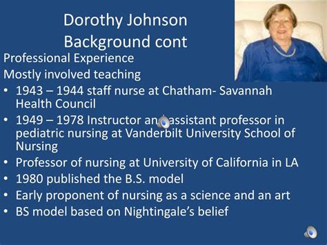 PPT - Dorothy Johnson PowerPoint Presentation, free download - ID:3189394