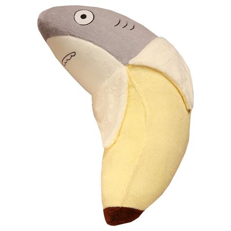 Kawaii Shark Banana Plush Pillow | Alwaysplushie