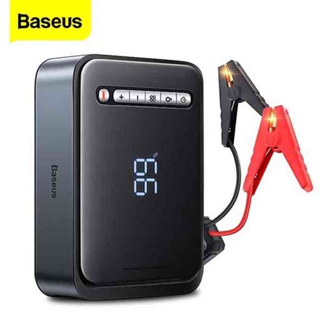 Baseus 2 In 1 Car Jump Starter Power Bank Air Compressor Inflator Pump