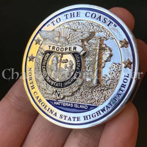 North Carolina State Highway Patrol Trooper Challenge Coin Eur 2345