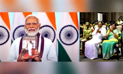 Pm Modi Releases Three Books On Life And Journey Of Former Vp Venkaiah Naidu