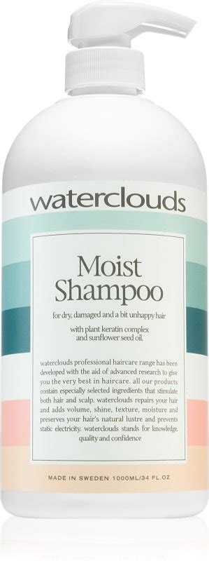 Waterclouds Moist Shampoo champú hidratante para cabello seco notino es