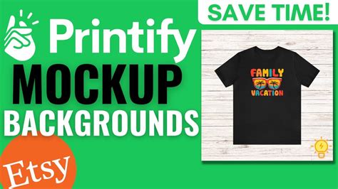 Printify Mockup Backgrounds New Feature 2023 Youtube
