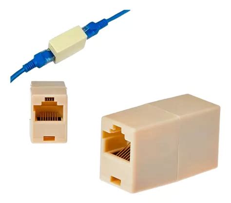 Kit X Adaptador Emenda Rj Cabo Rede Cat E Conector F Mea Mercadolivre