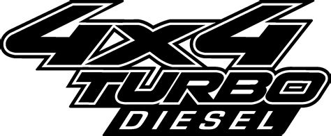 4x4 Turbo Diesel Logo Vector Ai Png Svg Eps Free Download