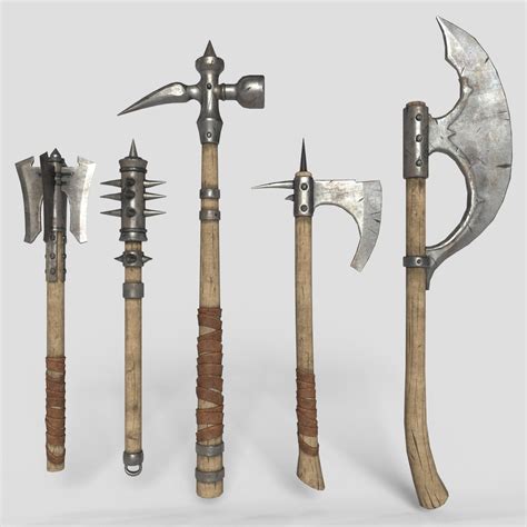 Medieval weapons 3D model - TurboSquid 1336630