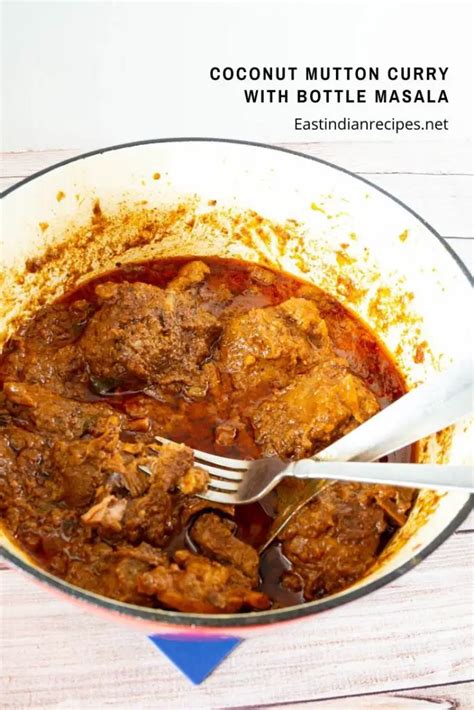 Mutton Coconut Curry - East Indian Mutton Masala - East Indian Recipes