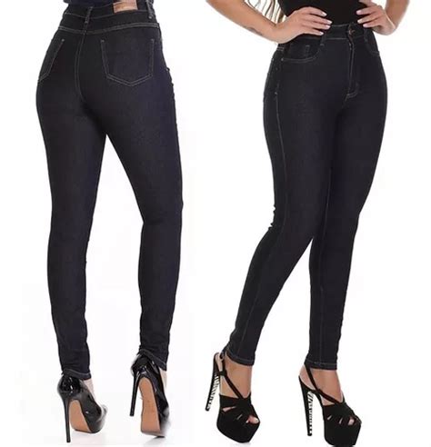 Calça Sawary Jeans Feminina Cós Alto Skinny C Lycra Original Frete grátis