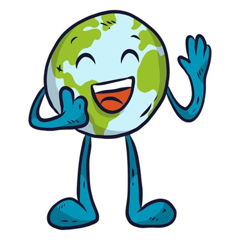 Planet Earth Happiness Laugh Smile Flat Png And Svg Design For T Shirts