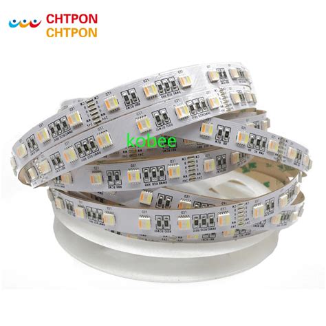 12MM PCB RGB CCT LED Strip 5050 DC12V 24V Flexible Light RGB White