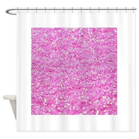 Luxurious Glamorous Sparkle Glitter Shower Curtain By