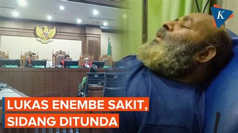 Sidang Ditunda Lukas Enembe Sakit Dan Dirawat Di Rspad Gatot Soebroto