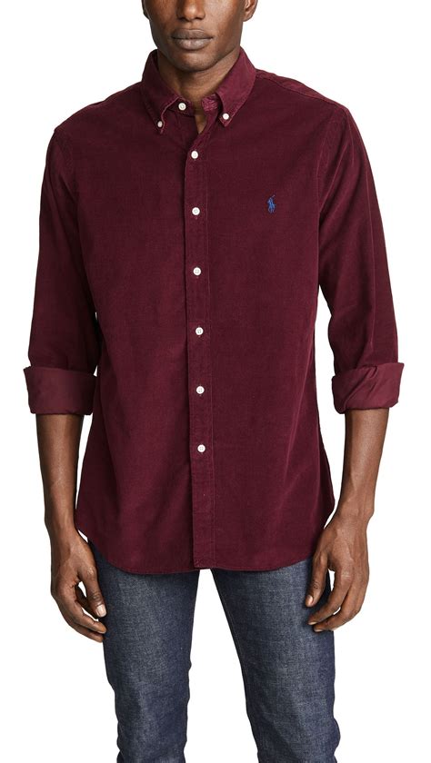 Polo Ralph Lauren Classic Fit Corduroy Shirt Poloralphlauren Cloth