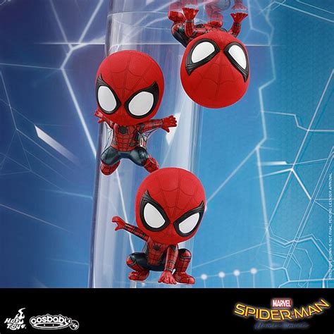 Hot Toys Spider Man Cosbaby S Bobble Head Collectible Set