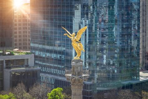 Premium Photo Mexico City Tourist Attraction Angel Of Independence