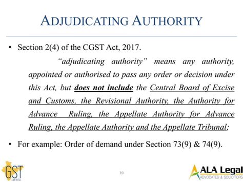 Show Cause Notices Adjudication And Introduction To Appeals Under Gst