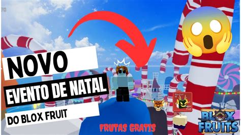 Novo Evento De Natal Do Blox Fruit Youtube