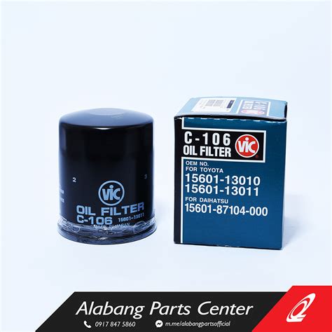 Vic C 106 Oil Filter Toyota Revo 18 Gas Lazada Ph