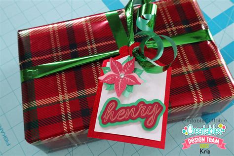 Christmas Gift Tags with Cricut