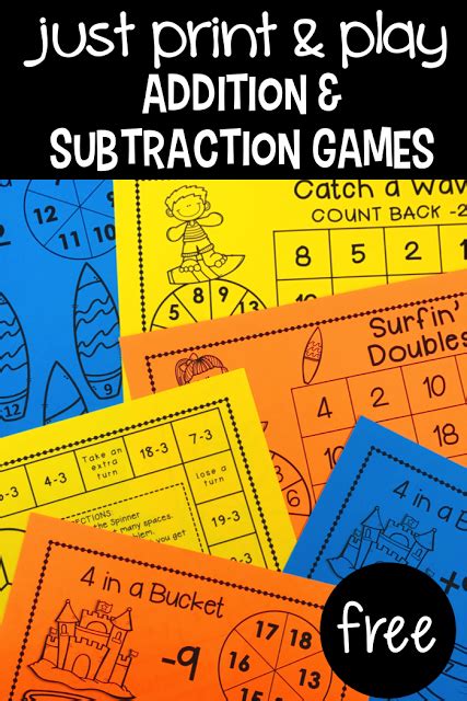 Addition subtraction games – Artofit