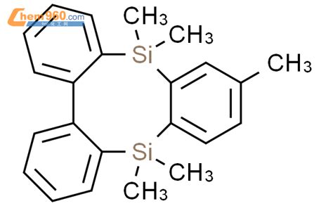 556812 63 6 Tribenzo[b E G][1 4]disilocin 5 10 Dihydro 5 5 7 10 10 Pentamethyl 化学式、结构式、分子式、mol