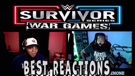 Intheclutch Best Reactions From Survivor Series War Games 2022 Youtube