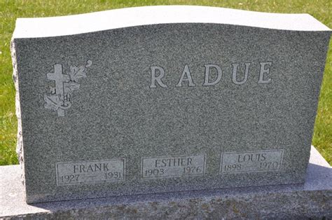 Esther Mae Witte Radue Find A Grave Memorial