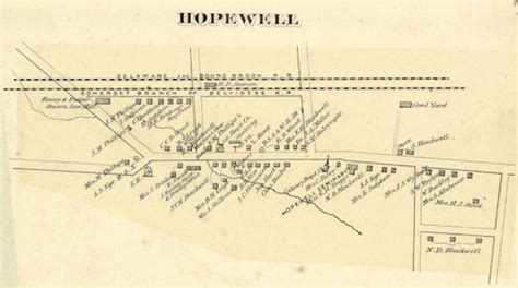 Historic Town Maps – Hopewell Borough – Hopewell Valley History Project