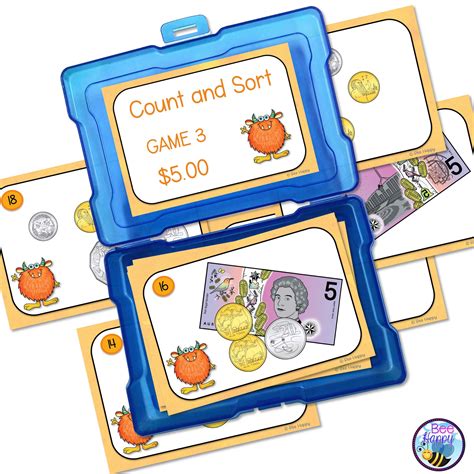 Australian Money Count And Sort Games Year 23 Australian