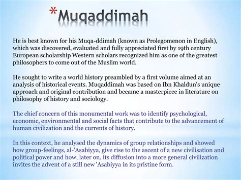 Ibn Khaldun Ppt Nausher Brief Pdf