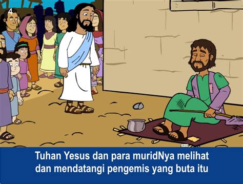 Komik Alkitab Anak Tuhan Yesus Menyembuhkan Orang Buta